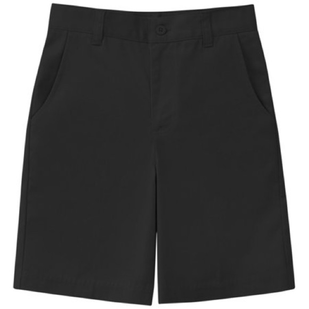 Classroom School Uniforms Big Kid Plus Flat Front Shorts 52943AZ Size 14.5 Black